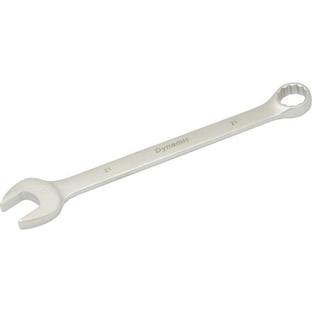 DYNAMIC Tools 21mm 12 Point Combination Wrench, Contractor Series, Satin D074421